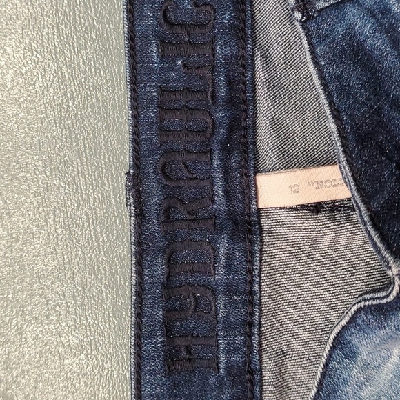 Wolita streatch jeans bleach disstresse. Size 12. Y2K Vintage Medium rise. - Picture 5 of 11